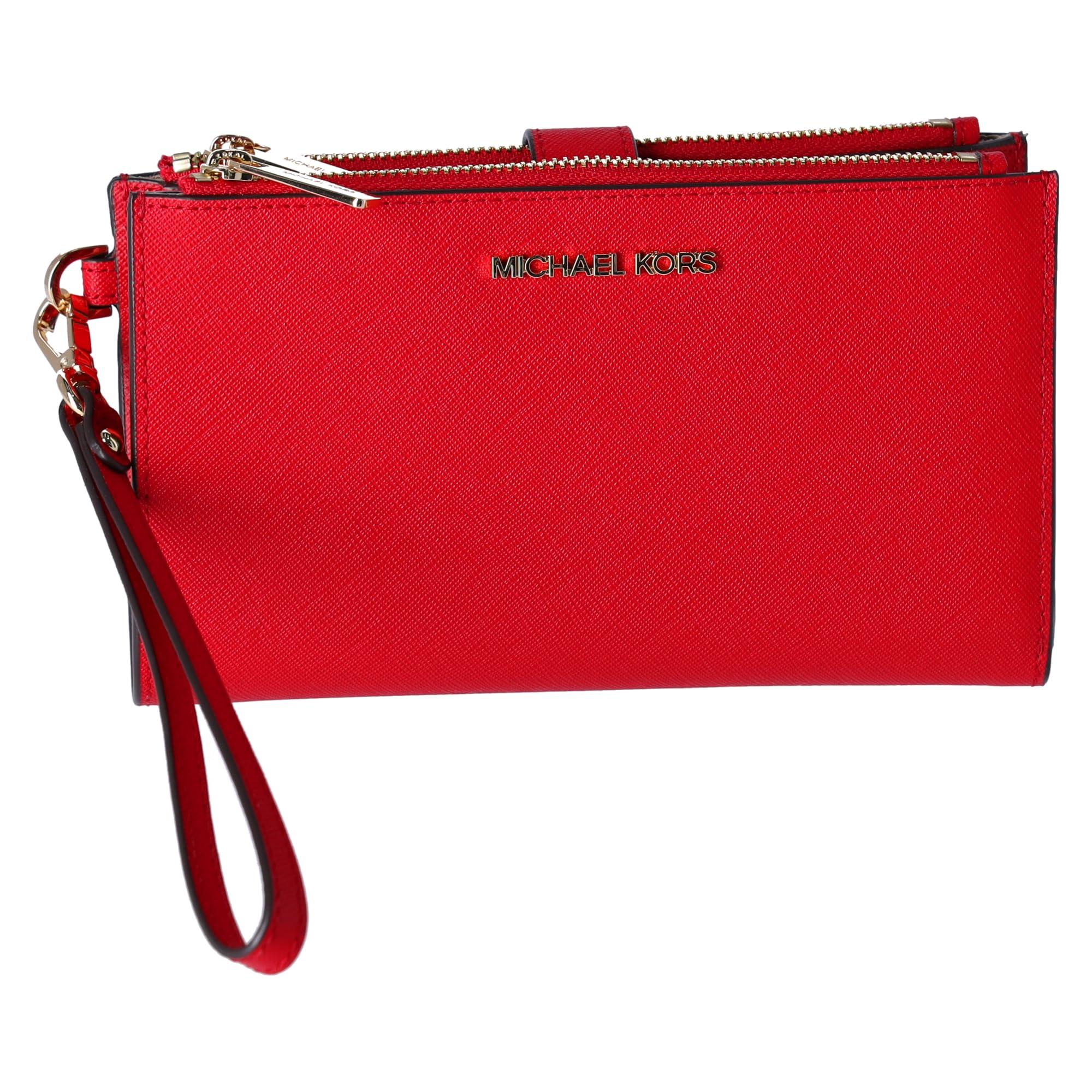 Michael Kors Jet Set Travel Double Zip Wristlet offers - POWDER BLUSH MULTI - Vanilla/