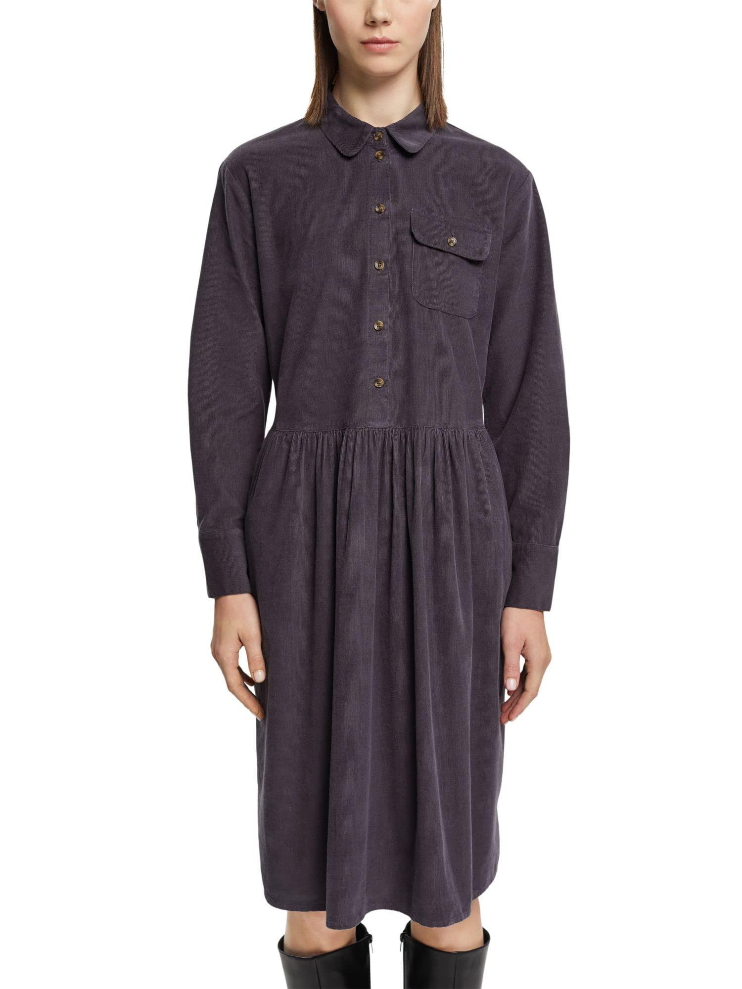 Esprit Cordkleid mit Taschen in Blau Lyst DE