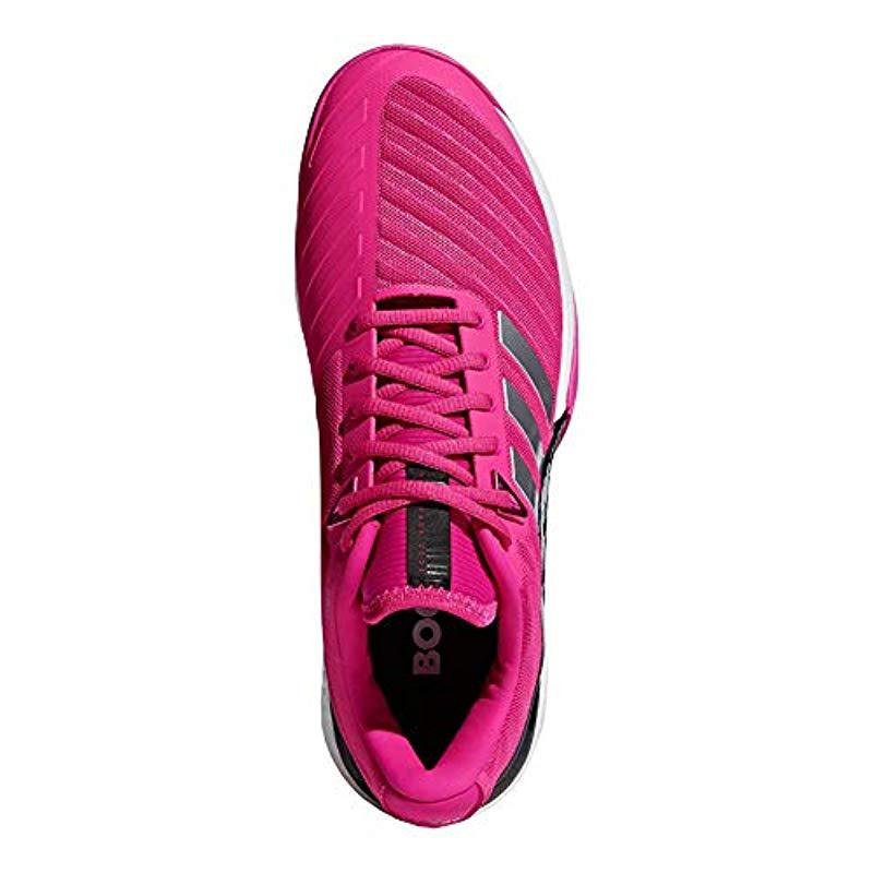 adidas Barricade 2018 Tennis Shoe in Pink for Men | Lyst
