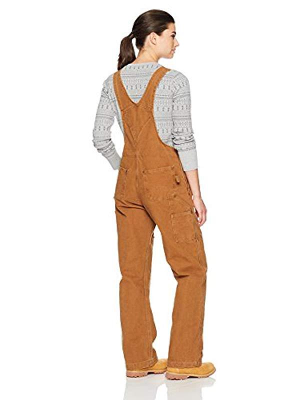 sandstone unlined bib overalls