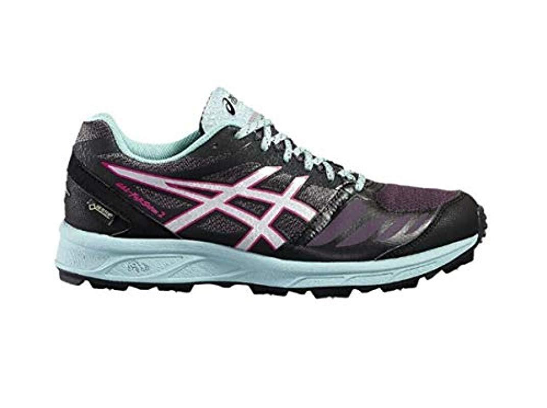 Asics Gel-fujisetsu 2 Trail Shoes Gore-tex, T5l9n 3393,  Eggplant/Silver/Aqua Haze - Lyst