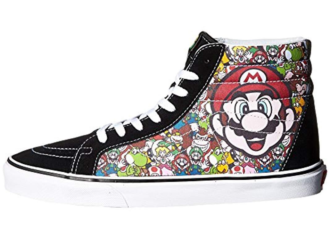 mario vans high tops