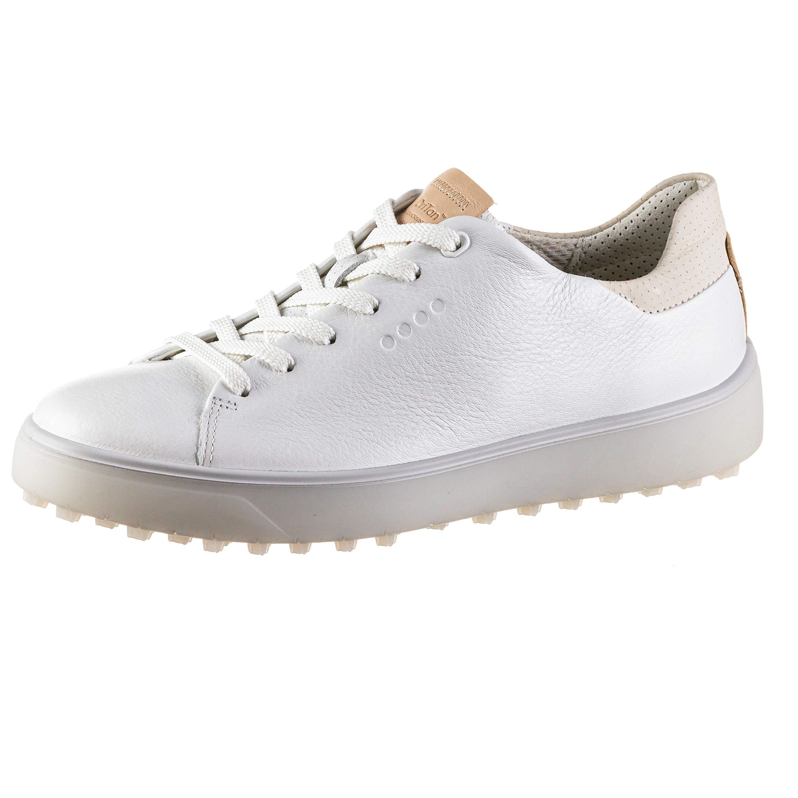 Ecco Leather Tray Hybrid Hydromax Water-resistant Golf Shoe in Bright White  (White) - Save 29% - Lyst