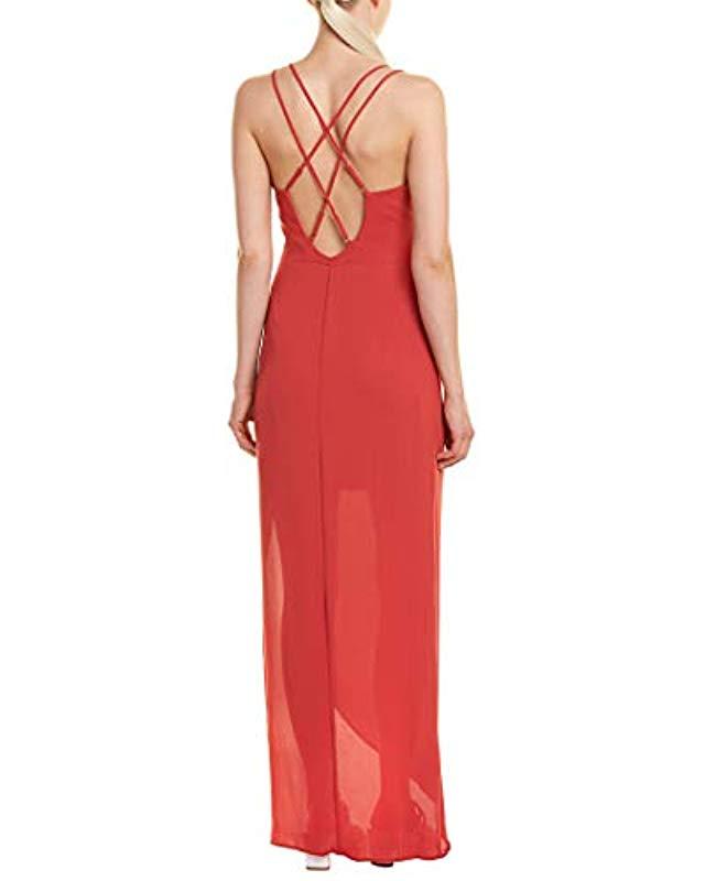 bcbgeneration strappy back maxi dress