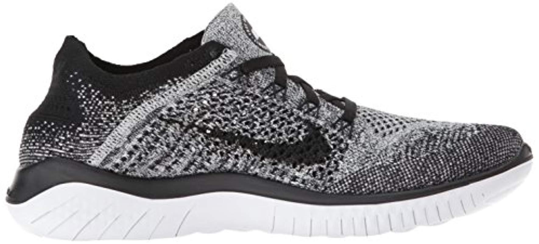 Nike Free Rn Flyknit 2018 Running Shoes in White (Black) - Save 23% | Lyst  UK