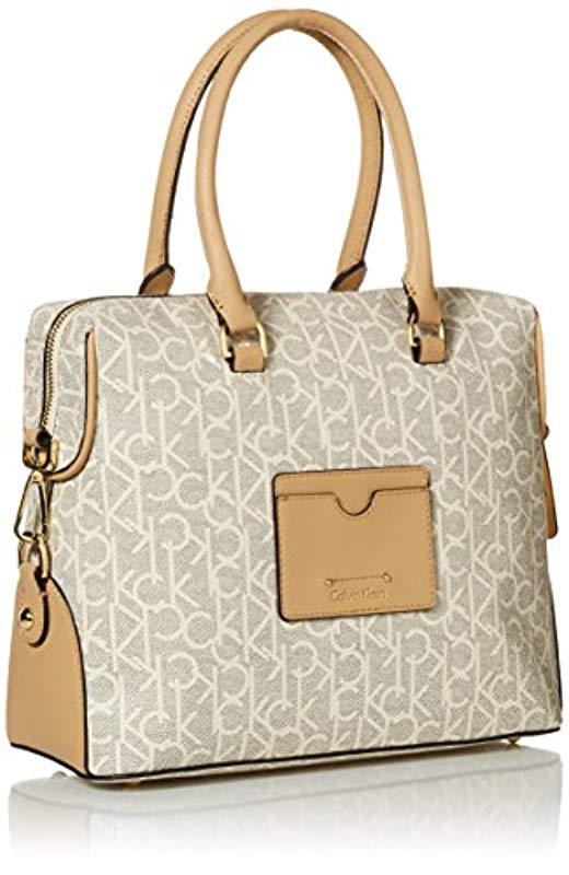 calvin klein sabrina east west satchel