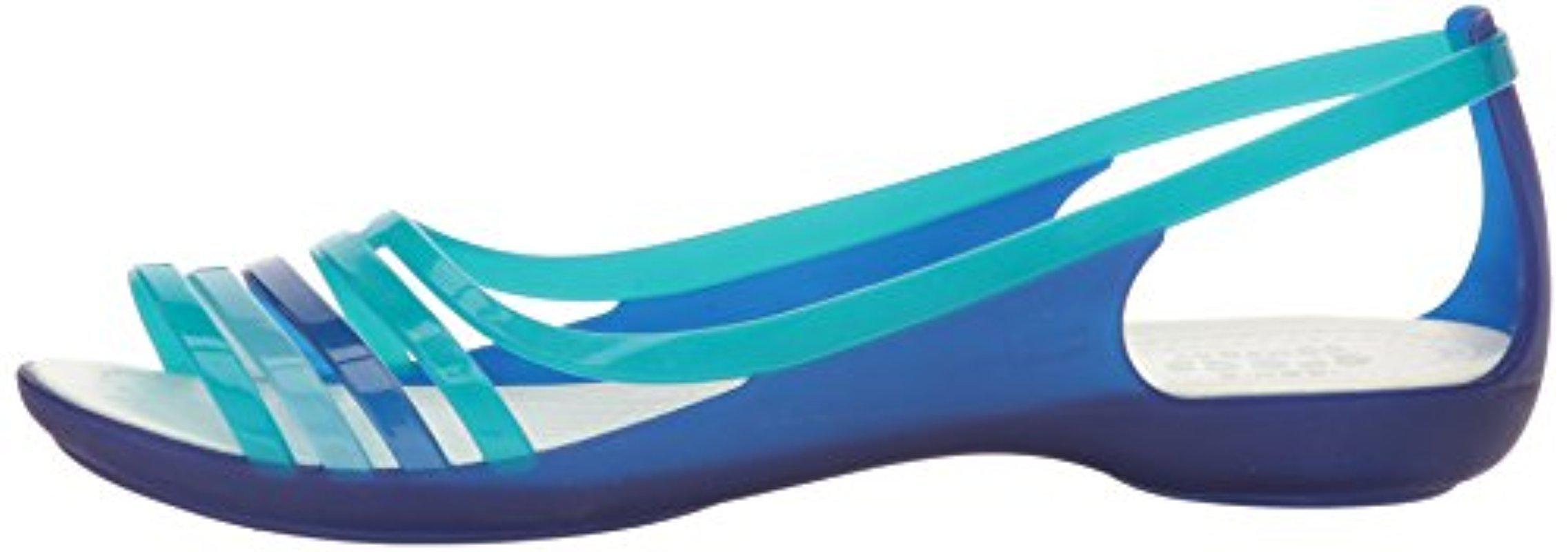 crocs isabella huarache blue