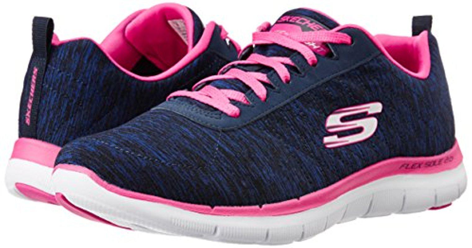 skechers flex appeal mens pink