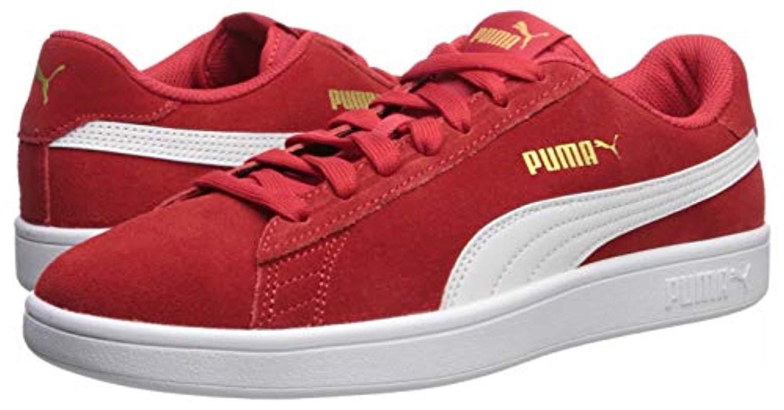 puma smash v2 red