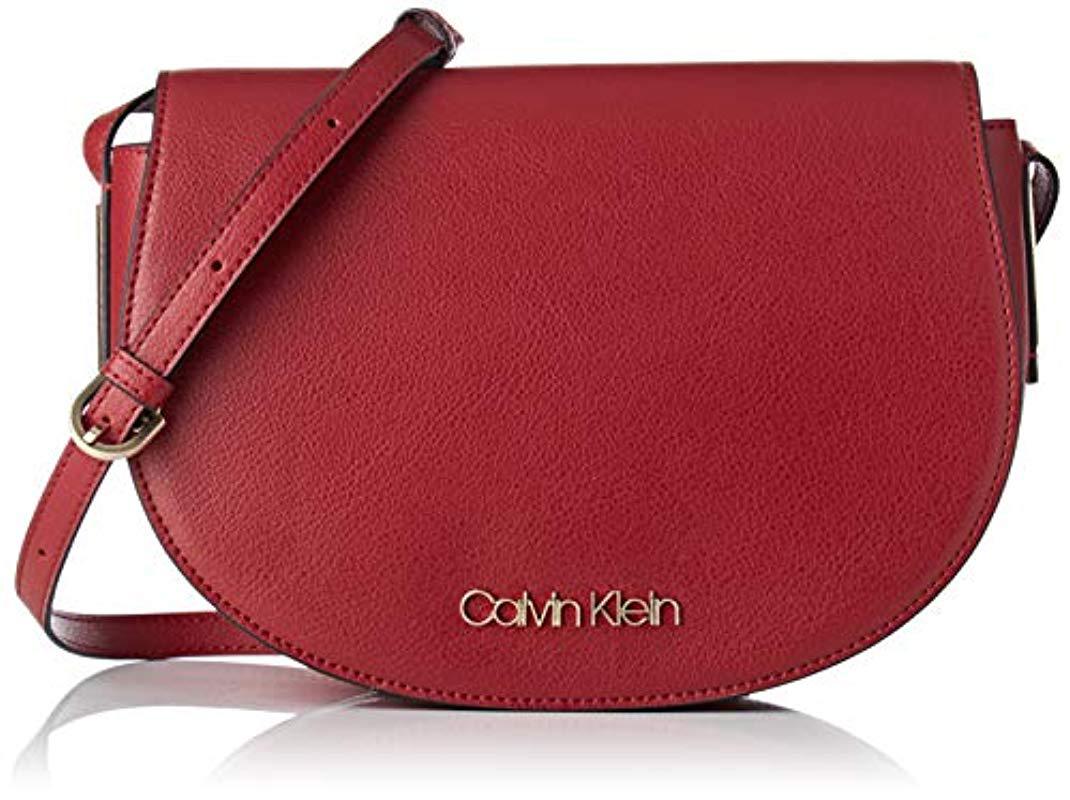 calvin klein frame saddle bag