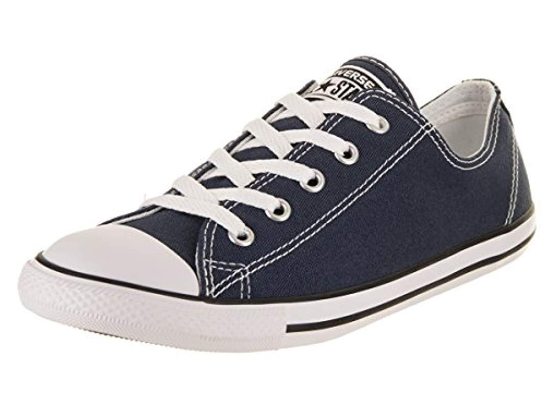 converse dainty ox navy