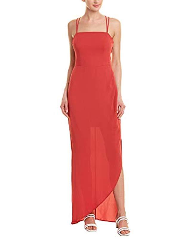 bcbgeneration strappy back maxi dress