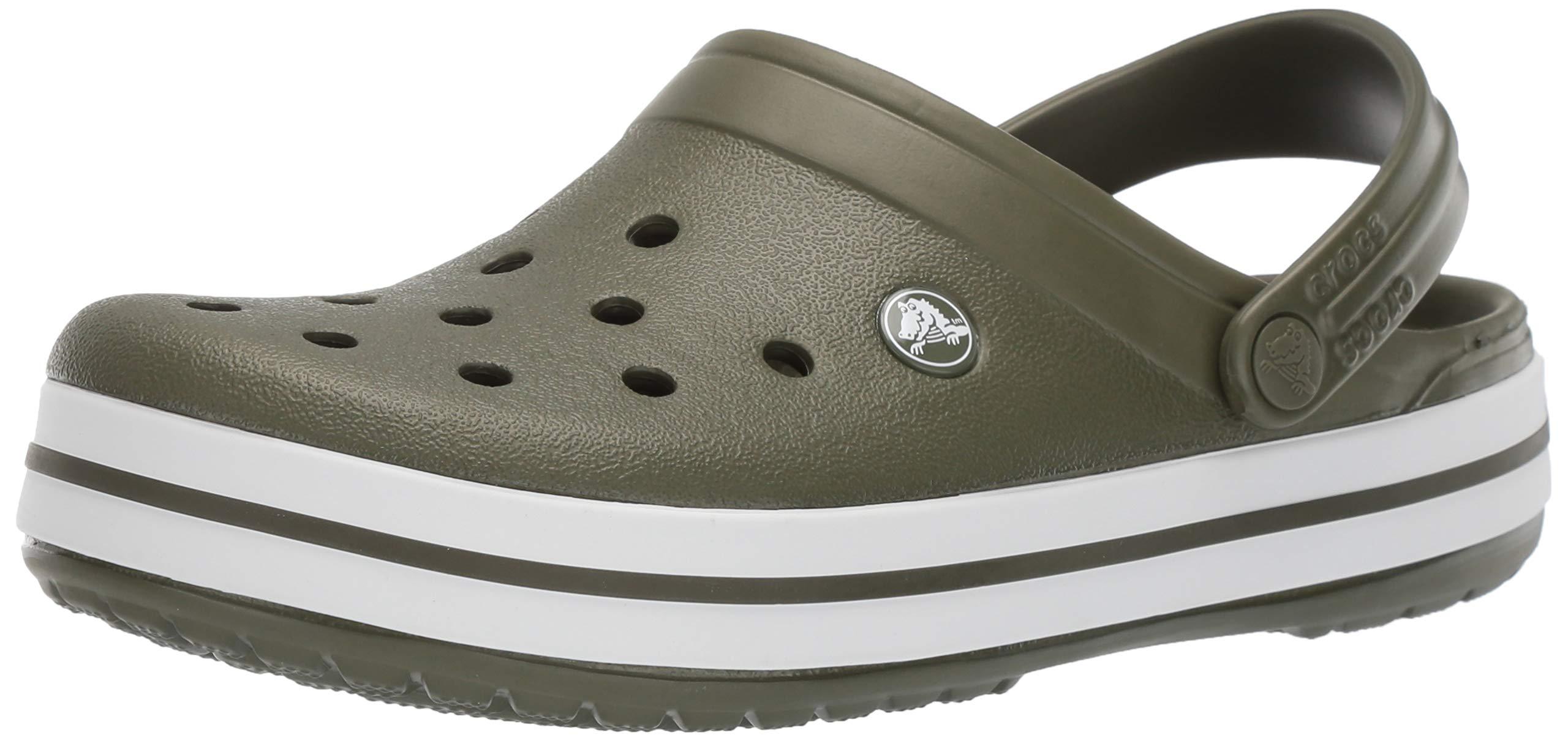 navy green crocs