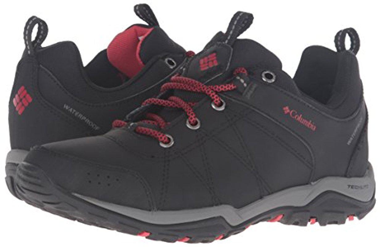 columbia women's fire venture waterproof low hiking shoes