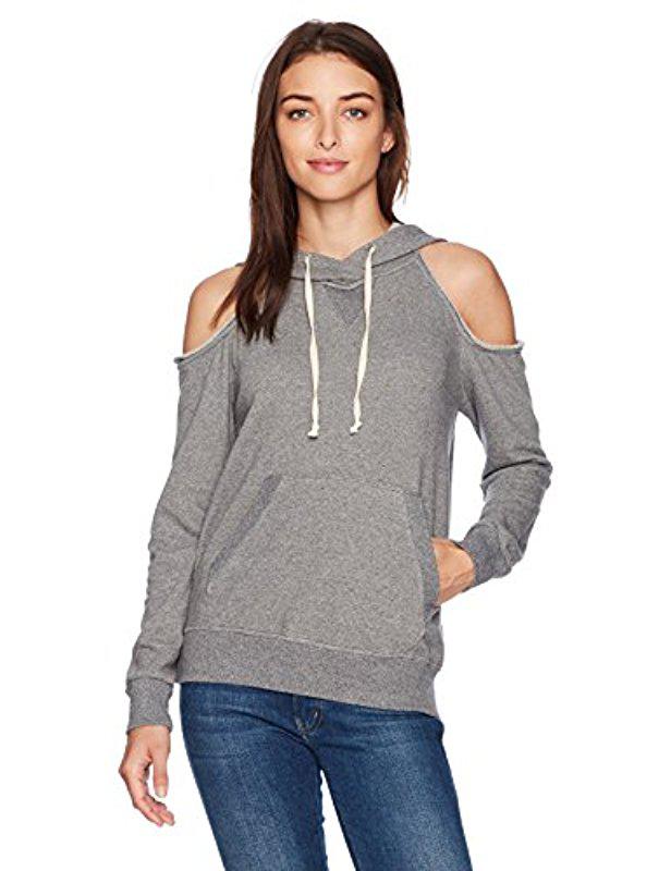 cold shoulder hoodie