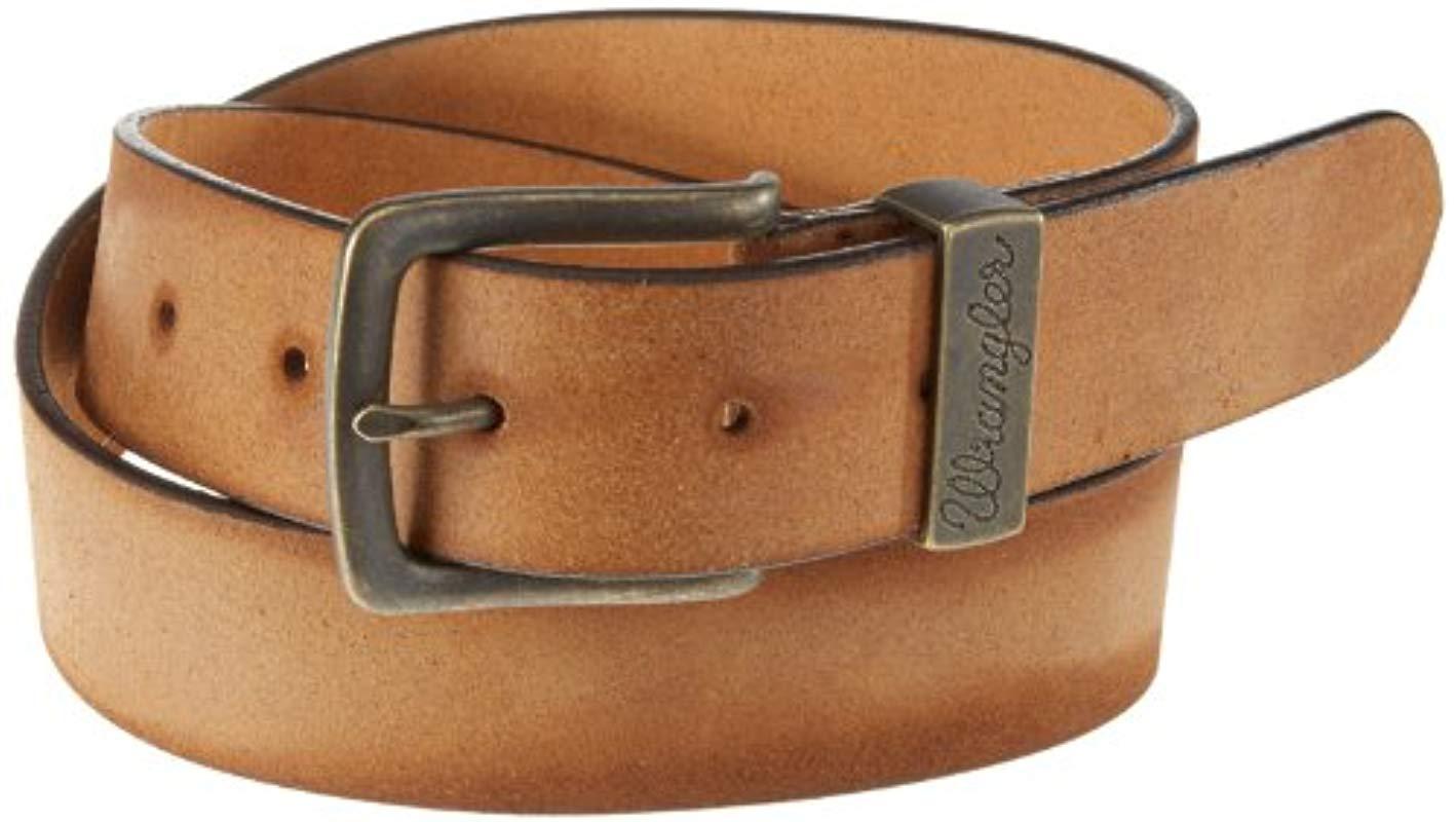 TO XXXL WRANGLER BASIC METAL LOOP COGNAC BELT IN SIZE XS 46/" 32/"