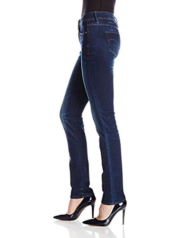 3301 contour high waist straight jeans