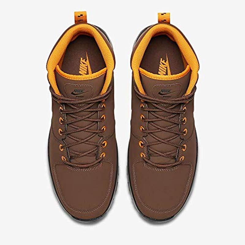 Nike Manoa Leather Hiking Boot in Brown for Men | Lyst