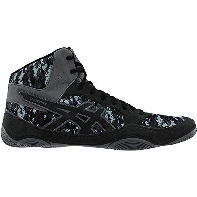 digital camo wrestling shoes
