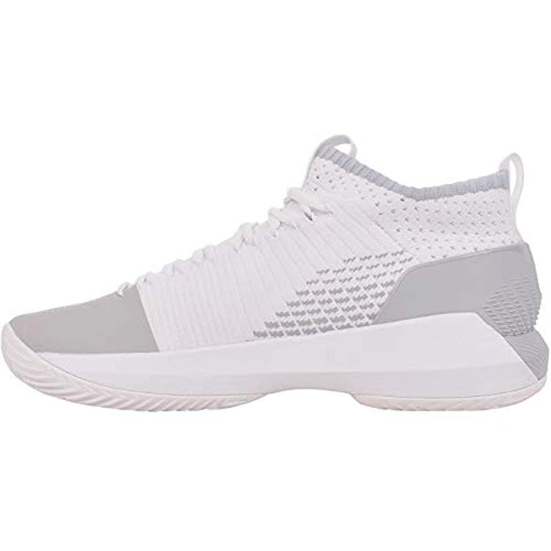 Under Armour Ua Heat Seeker Basketball Shoes in White/White (White) for Men  | Lyst