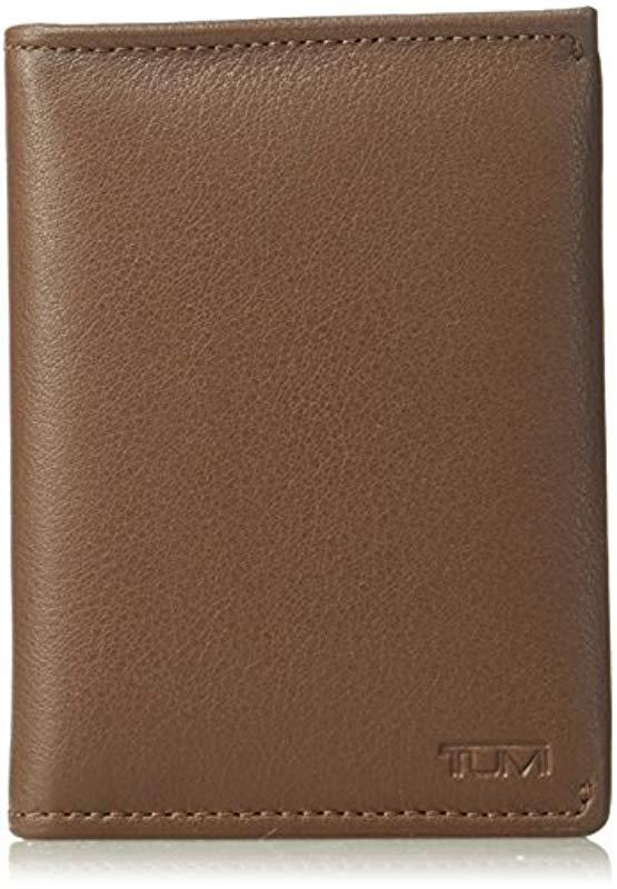 Tumi Men's Nassau SLG Leather Money Clip Card Case