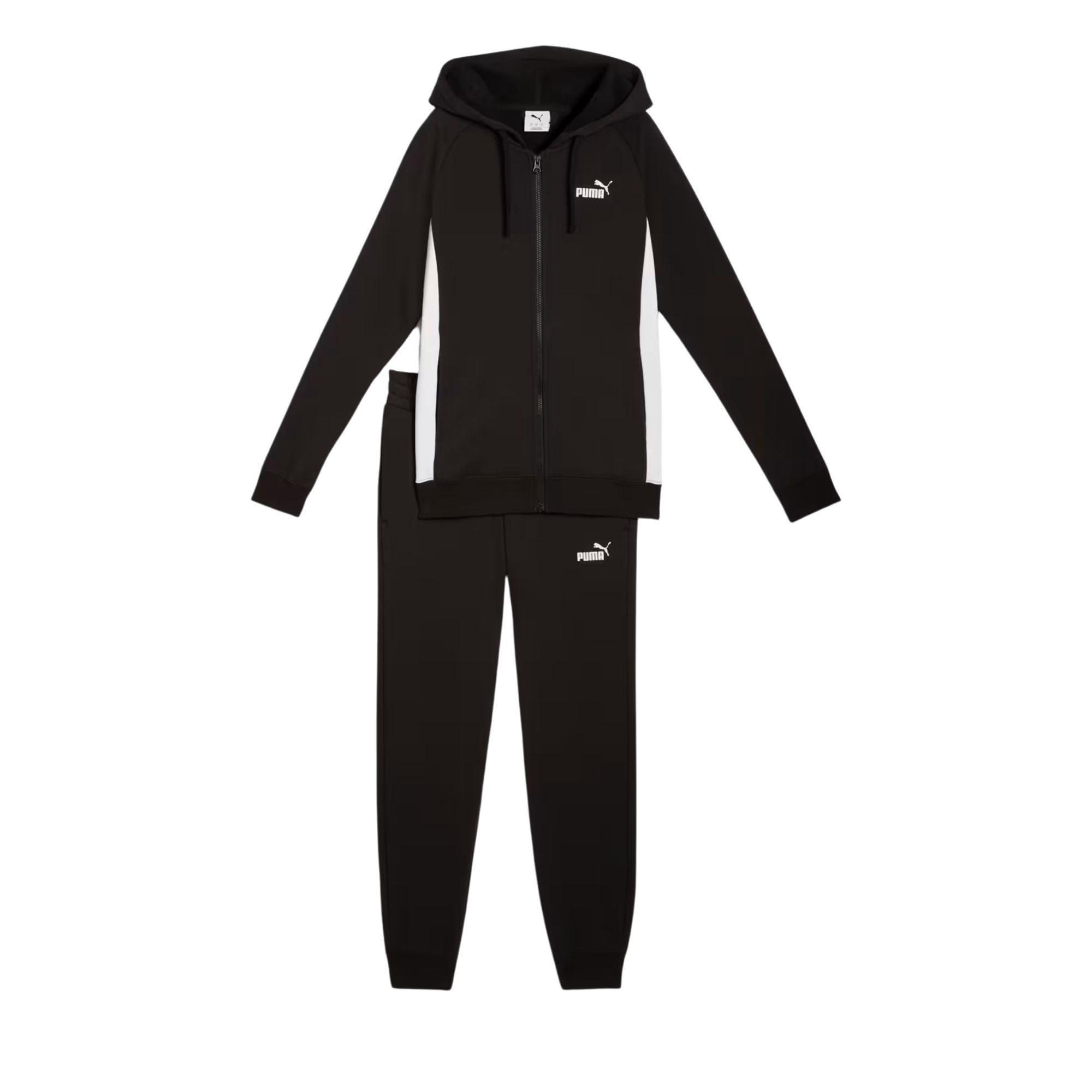 PUMA Tracksuit With Hood And Zip Black Code 690738-01 Lyst UK