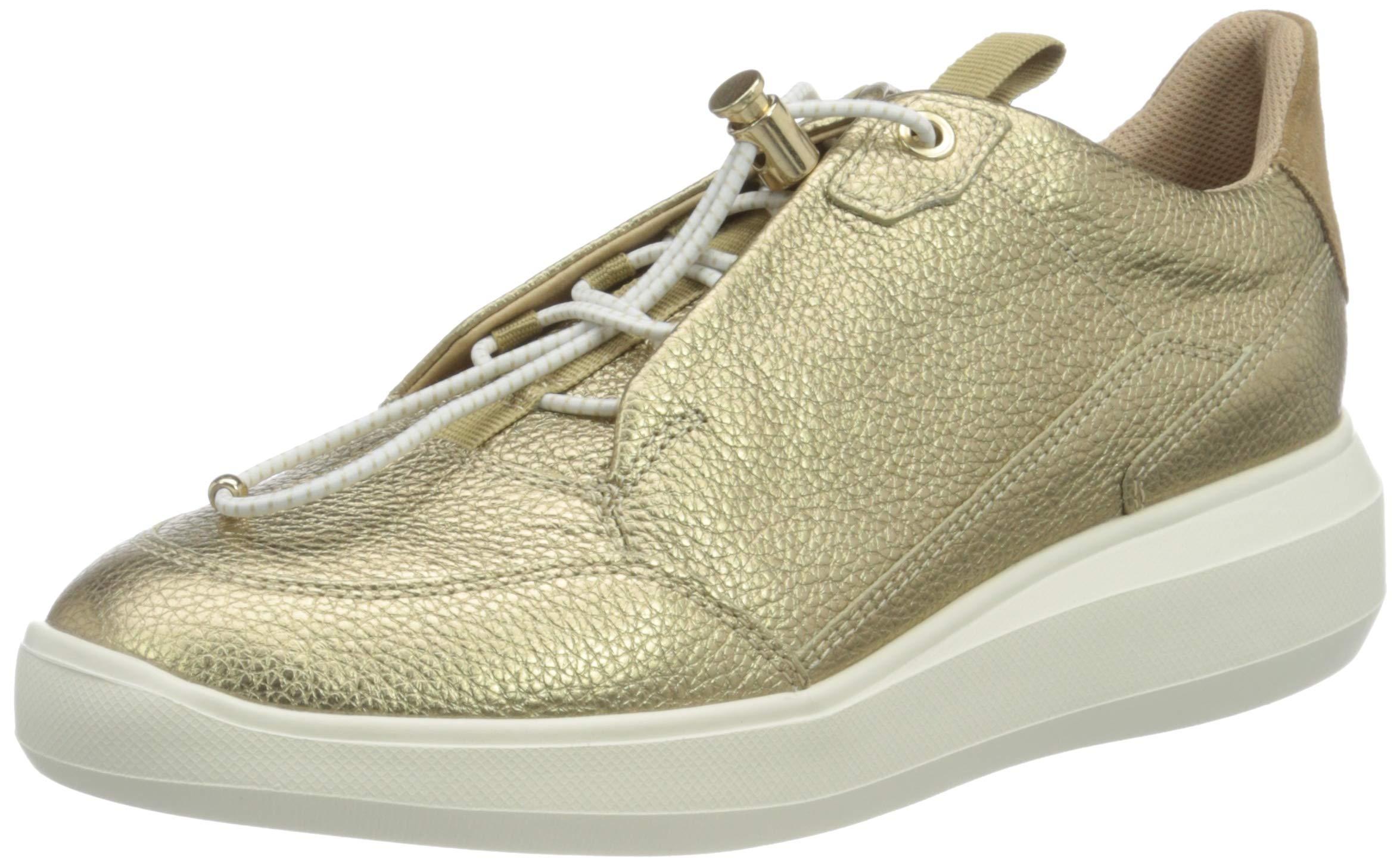 Geox D Rubidia B Sneaker in Black dk Grey (Black) - Save 40% - Lyst