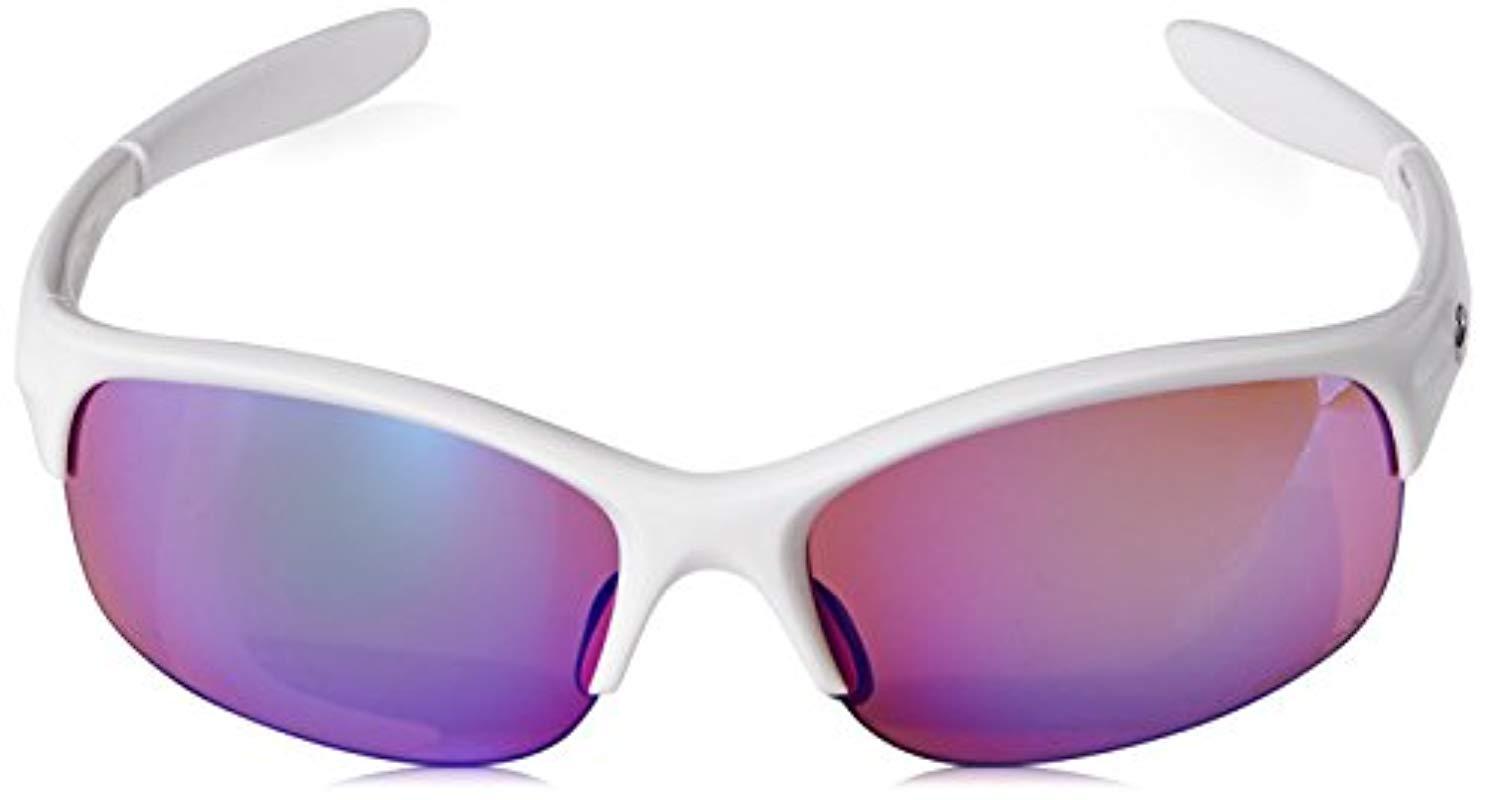 Oakley Commit Squared Nonpolarized Iridium Cateye Sunglasses, Polished White, 62.01 Mm Lyst