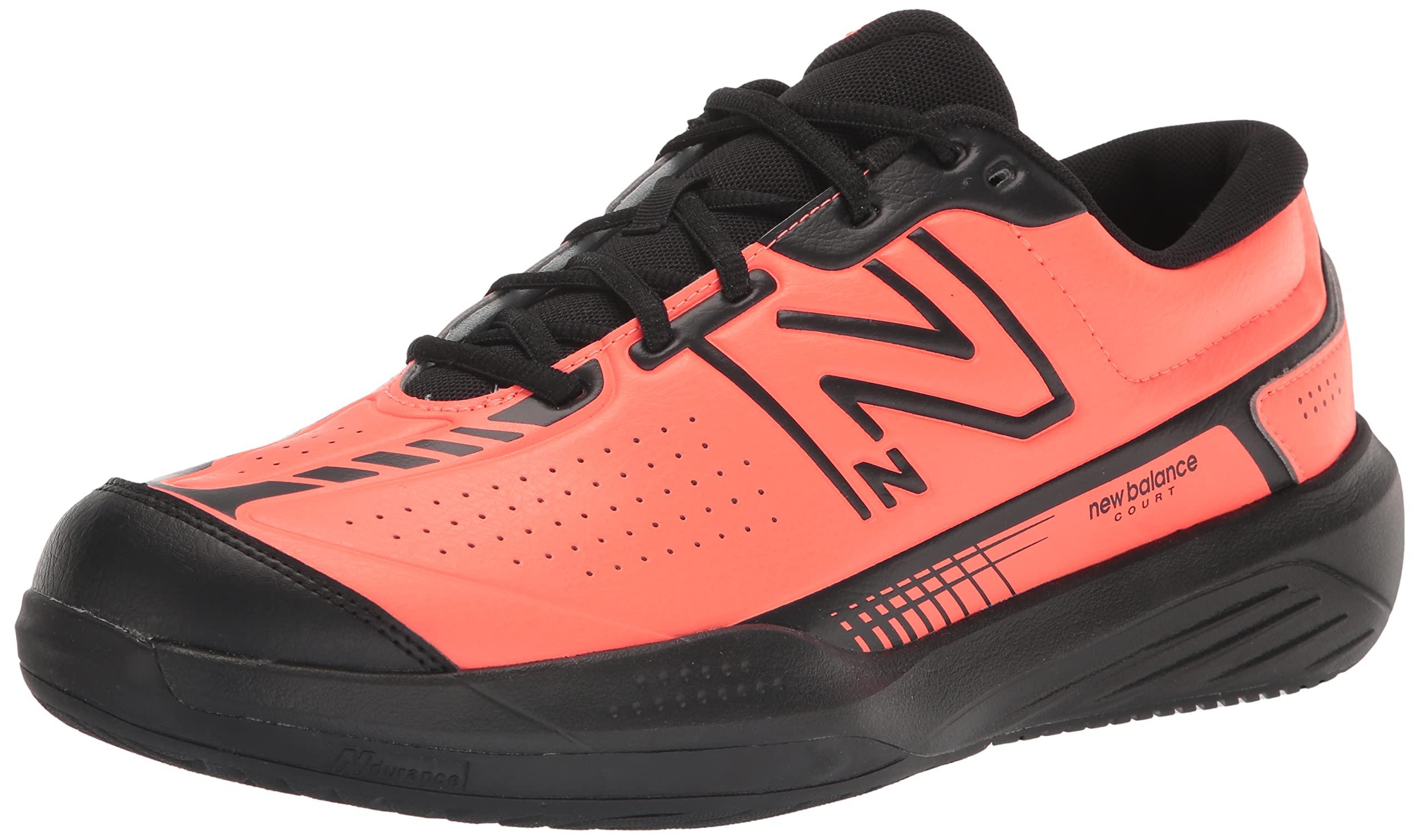 New Balance 696 V5 Hard Court Tennis Shoe in Black for Men | Lyst