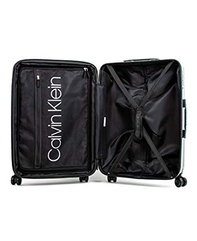 calvin klein hard shell luggage