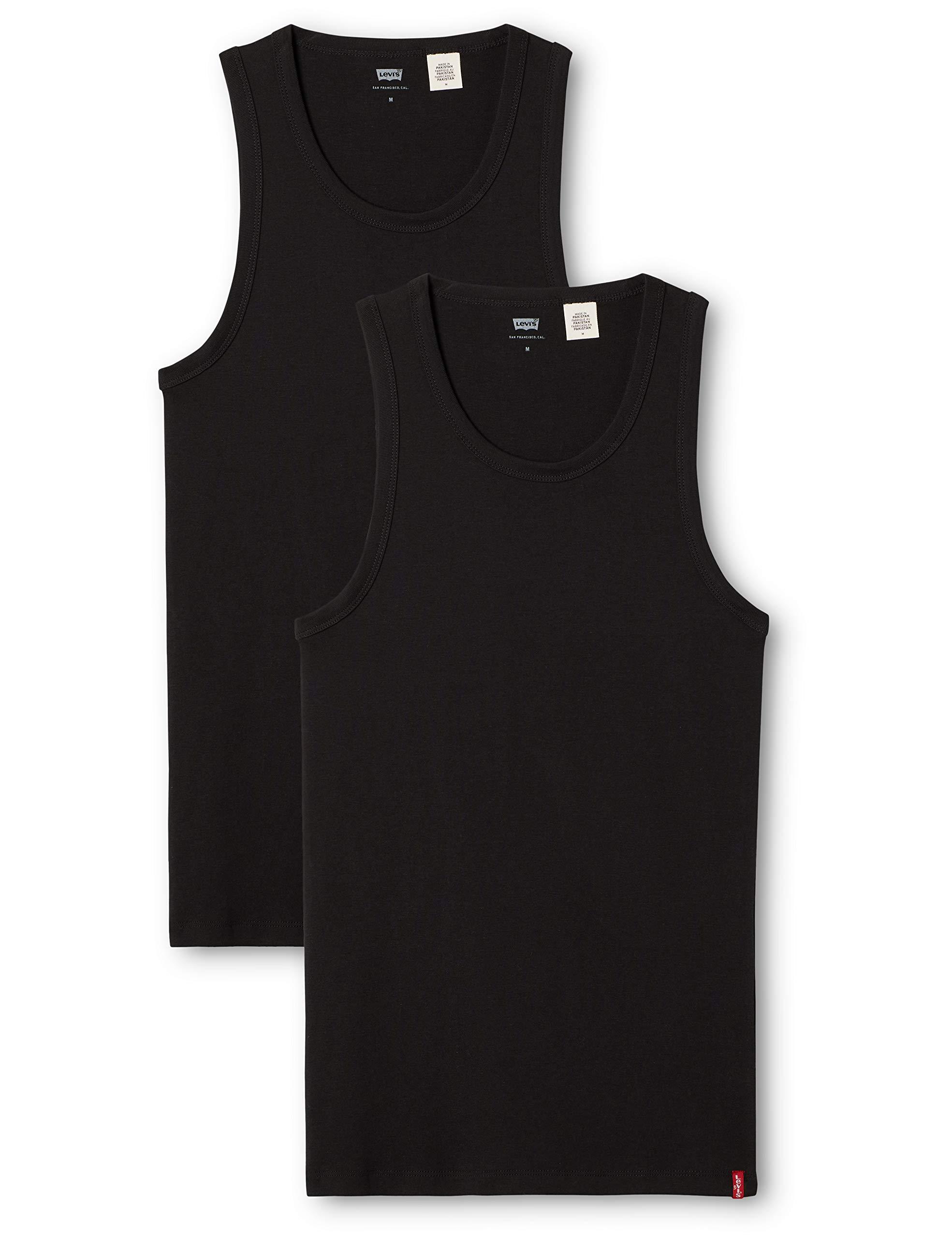 2 Pack Tank T-shirt ches Courtes Levi's pour homme en coloris Noir | Lyst
