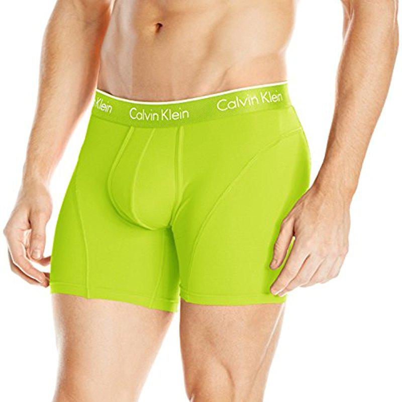 Calvin Klein Underwear Air Fx Micro Boxer Briefs in Green for Men | Lyst