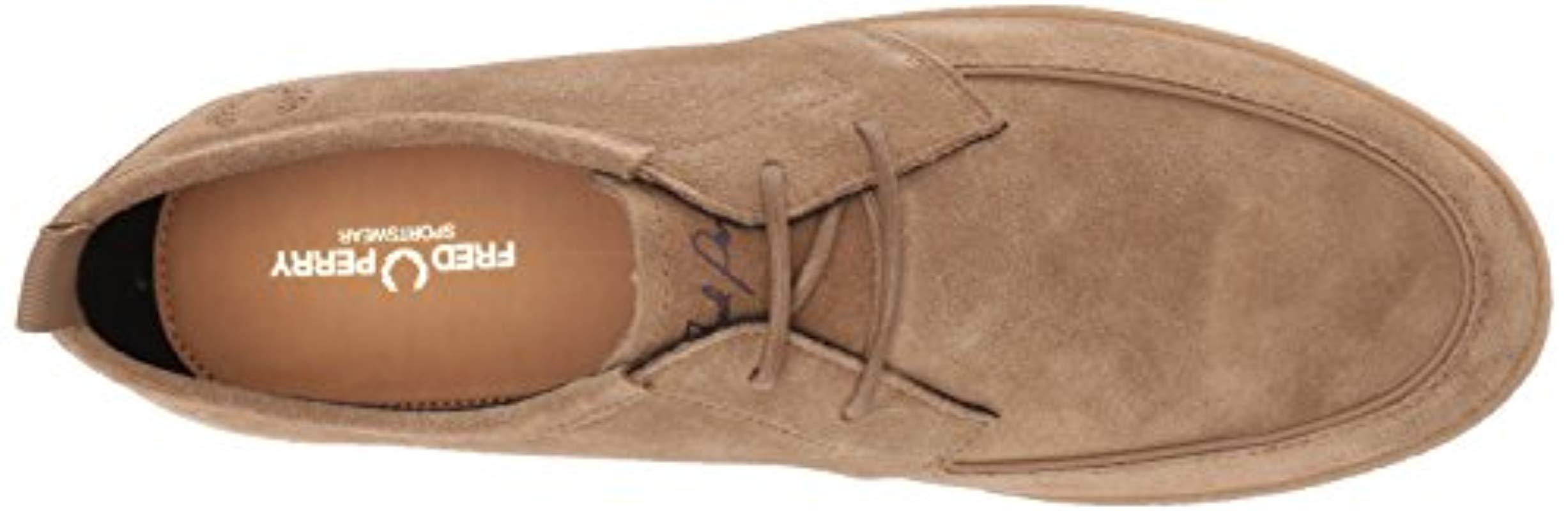 fred perry shields suede