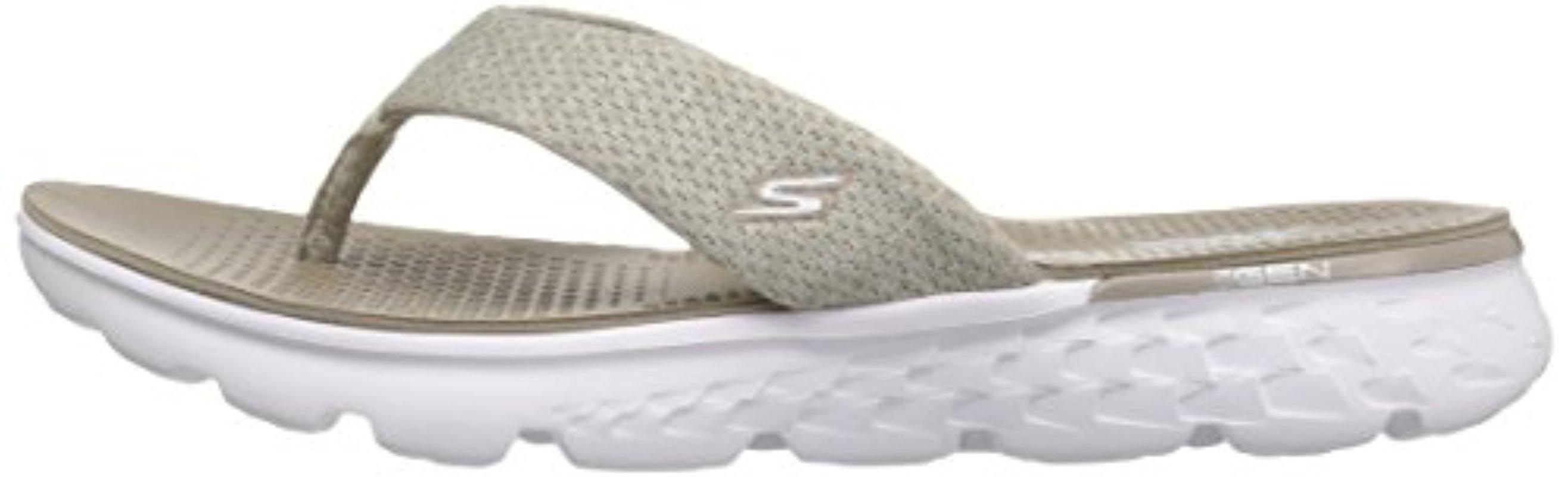 skechers performance women's on the go 400 vivacity flip flop