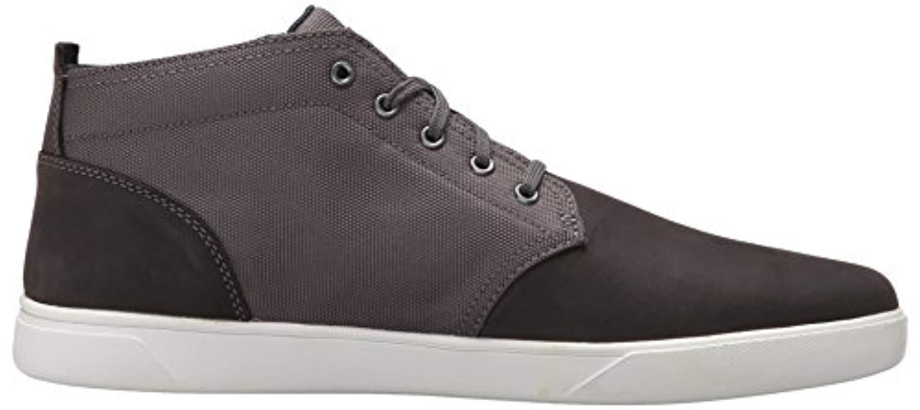 timberland men's groveton ltt chukka leather & fabric sneaker