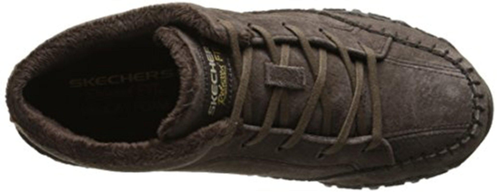 Skechers Bikers Totem Pole Chukka Boot in Brown | Lyst