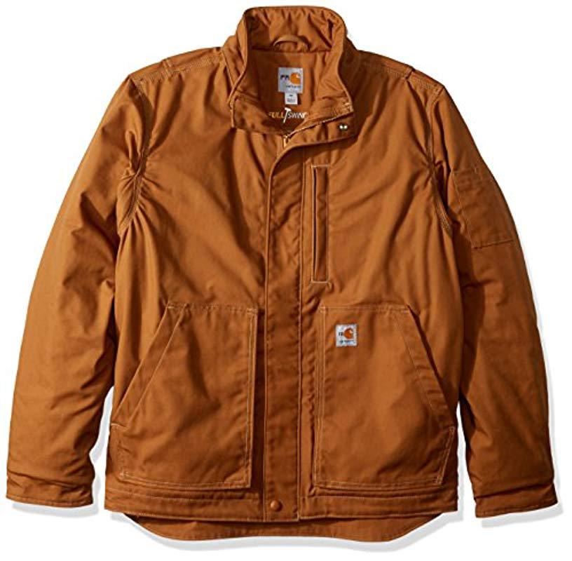 Carhartt Cotton Big & Tall Flame Resistant Full Swing Qd Lanyard Jacket