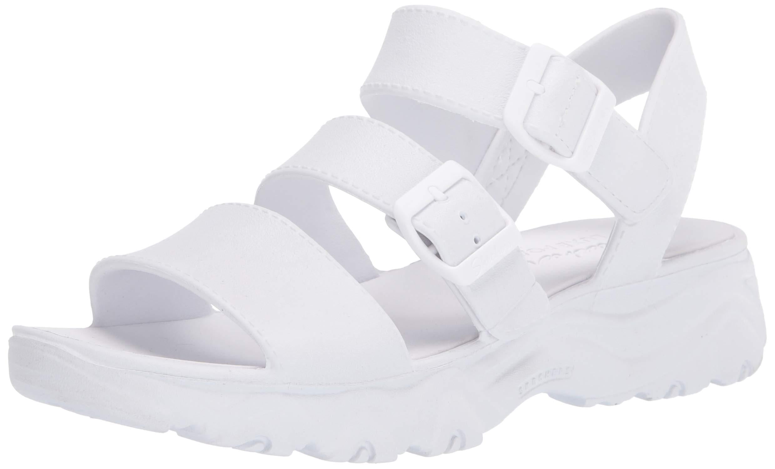 Skechers Cali Gear D'lite 2.0-molded 3-strap Sling Back With Luxe Foam Sandal in White - Save 12 