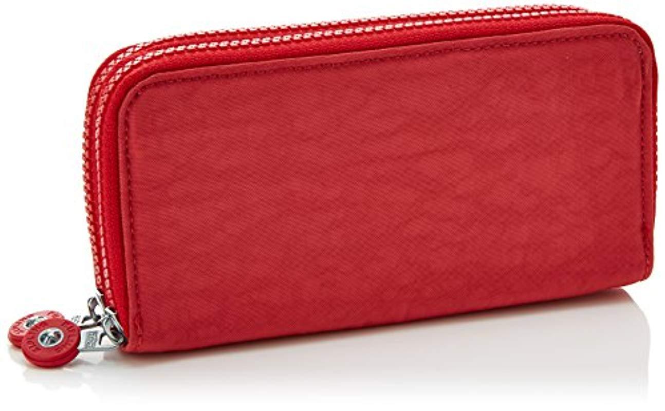 Kipling Basic Uzario 15 Wallet 10 Cm in Red | Lyst UK