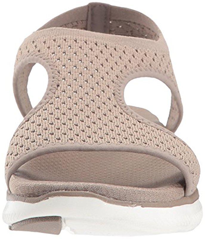 Skechers Cali Flex Appeal 2.0 deja Vu Sport Sandal taupe 5 M Us Lyst