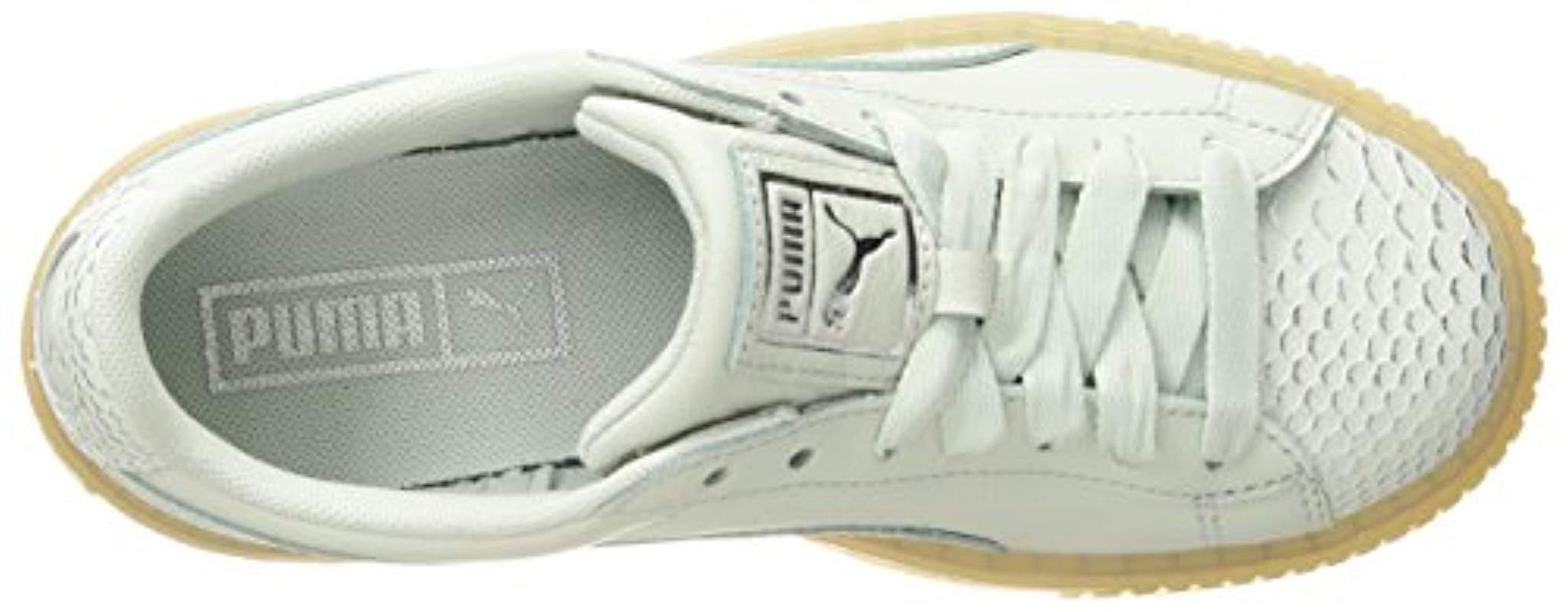 puma basket platform ocean sneakers puma basket platform ocean sneakers