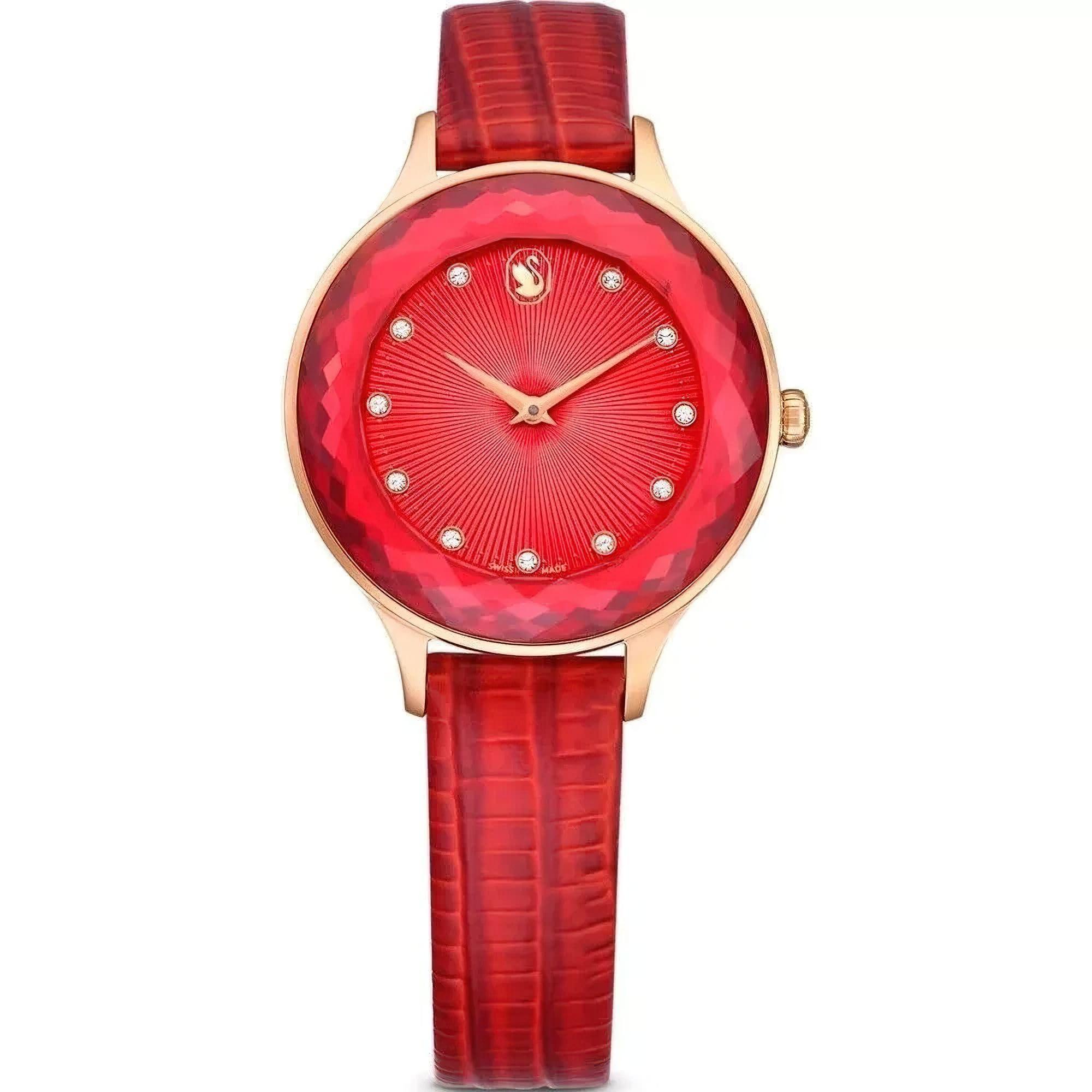 Swarovski Crystal Watch Octea Nova 33 mm Red 5650002 Lyst DE