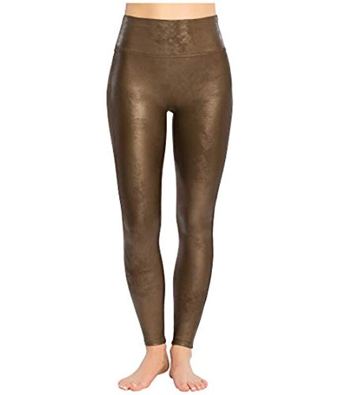 bronze spanx leggings