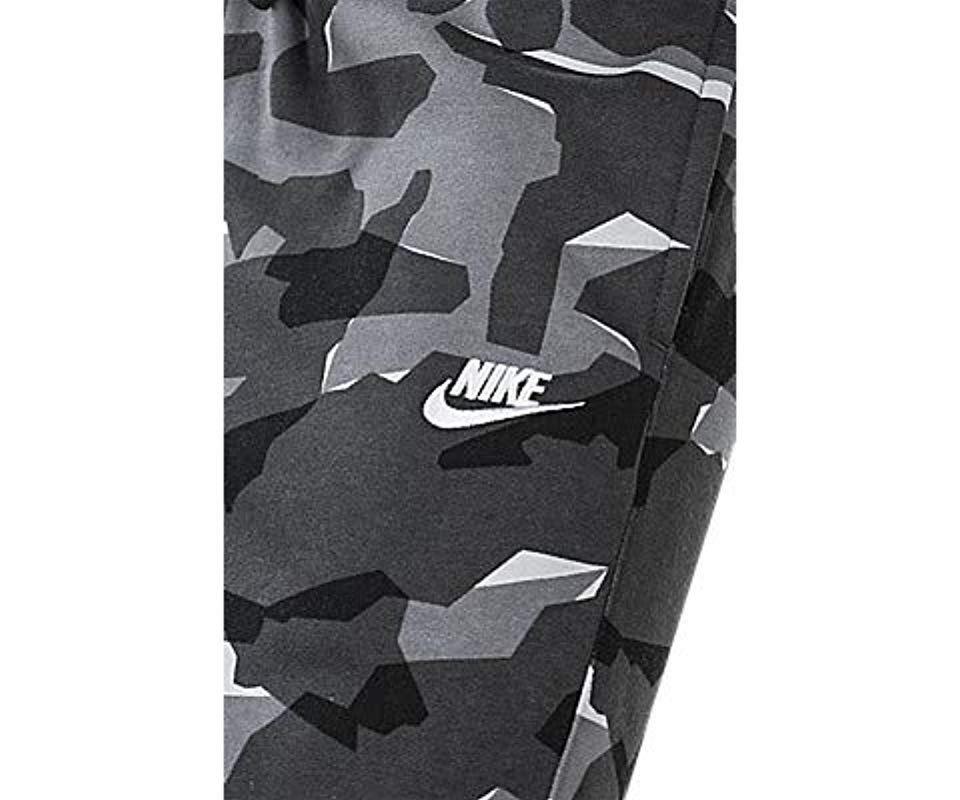Nike Sportswear Club Camo Joggers in Grey for Men Lyst UK