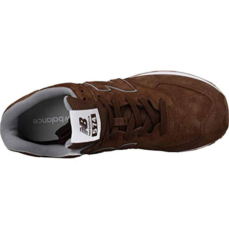 574 Sneaker Marrone da Uomo ML574EMC da Uomo di New Balance in ...
