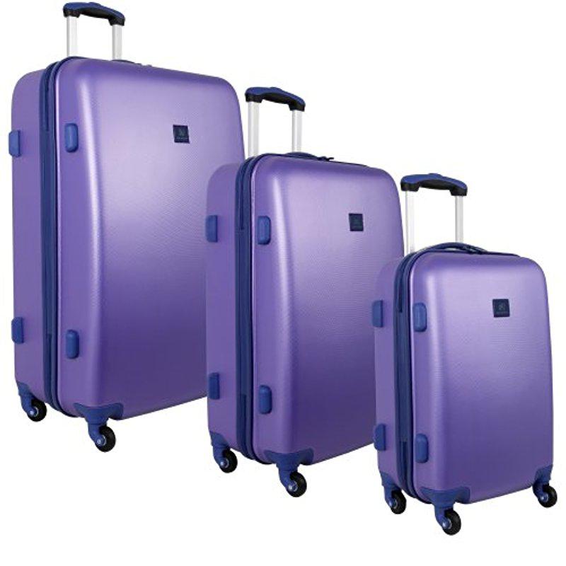 Anne Luggage Fast 3 Piece Hardside Set, Aqua/violet, One Size in Blue | Lyst