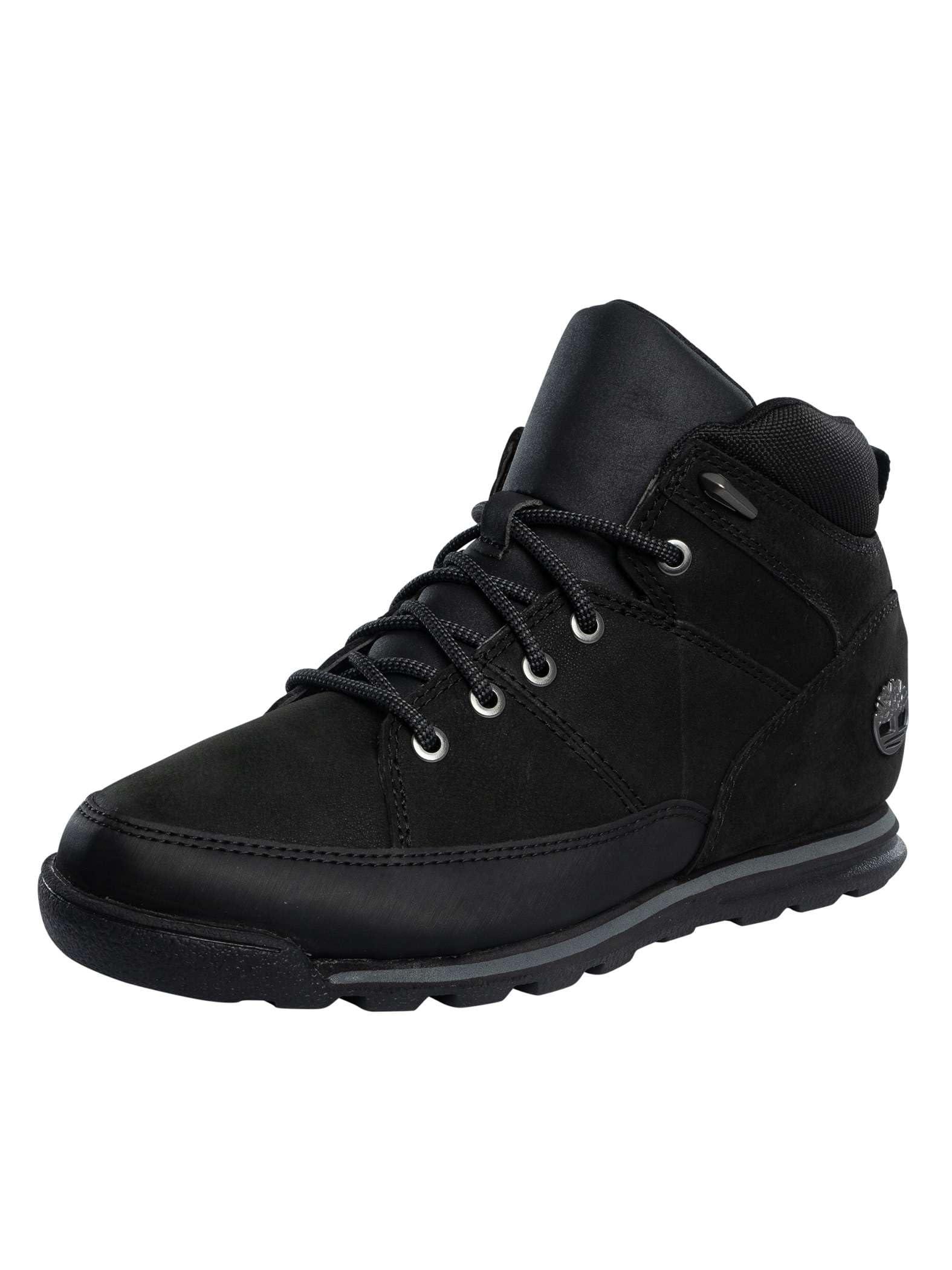 Timberland Euro Rock Mid Lace Boots in Black for Men Lyst UK
