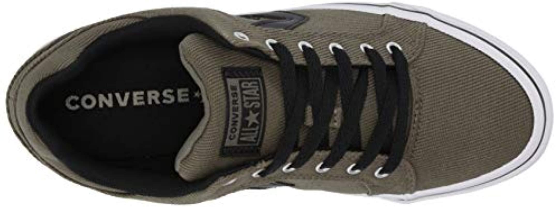 converse men's el distrito twill low top sneaker