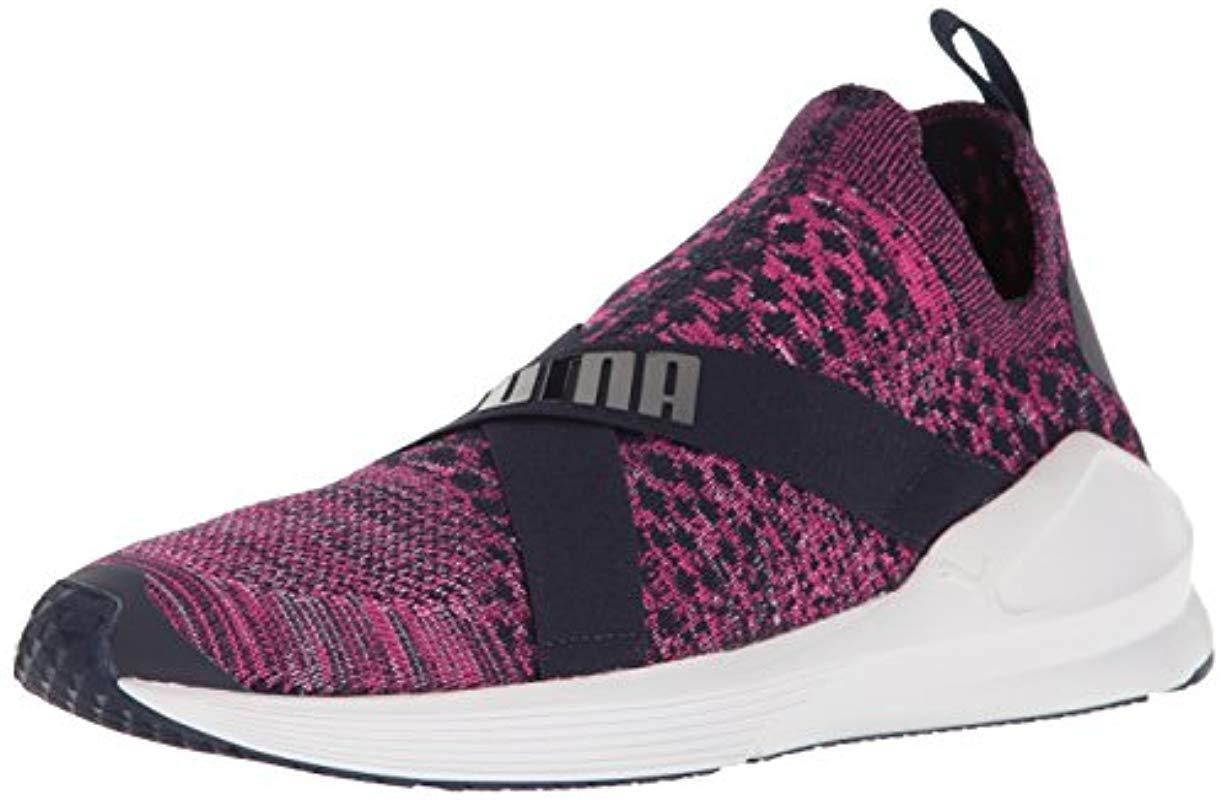 PUMA Fierce Evoknit Wn�s Crosstrainer Shoe in Purple Lyst