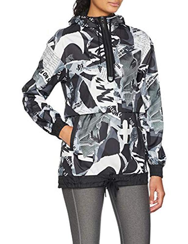 nike newsprint jacket ladies